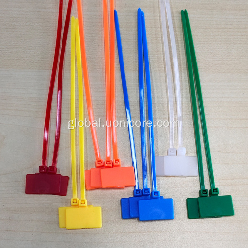 Server Rack Mount Screws Nylon PA66 cable tie velcro cable tie mount Supplier